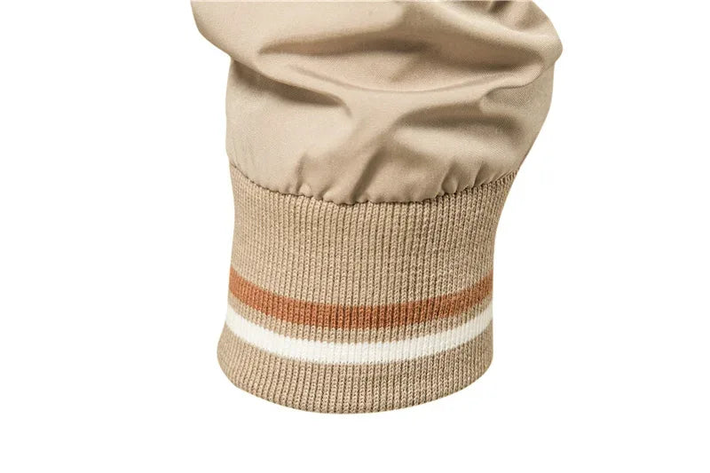 AIOPESON Solid Colour Bomber Jackets - ShopHub