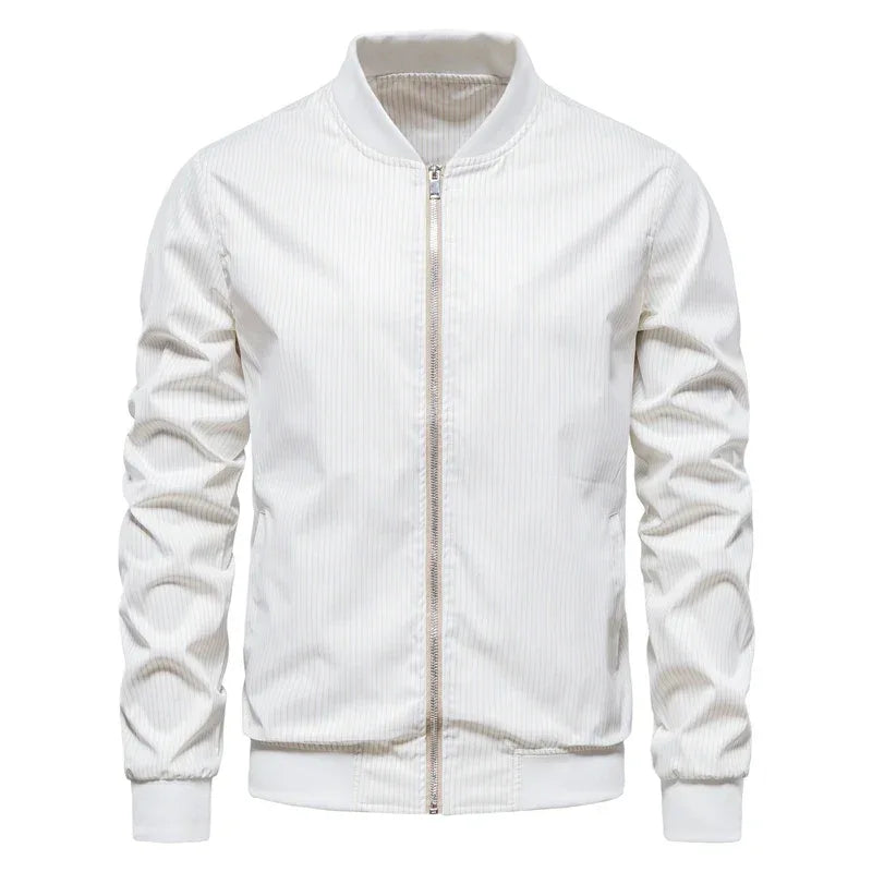 AIOPESON Striped Bomber Jackets - ShopHub