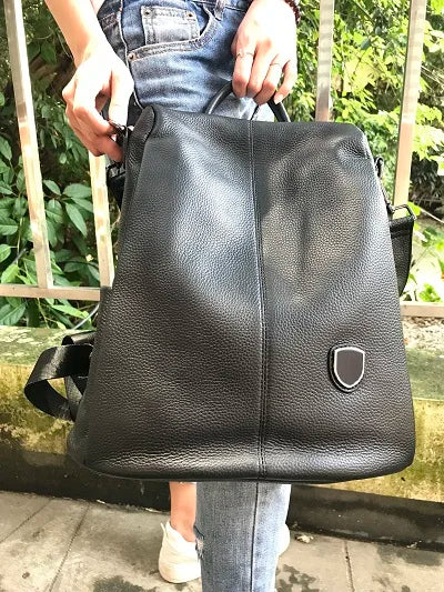 ZOOLER Hot Seller Women Cow Backpack 100% Genuine Leather Backpack Causal School Bags Travel Cowskin Female Backpacks#Z186