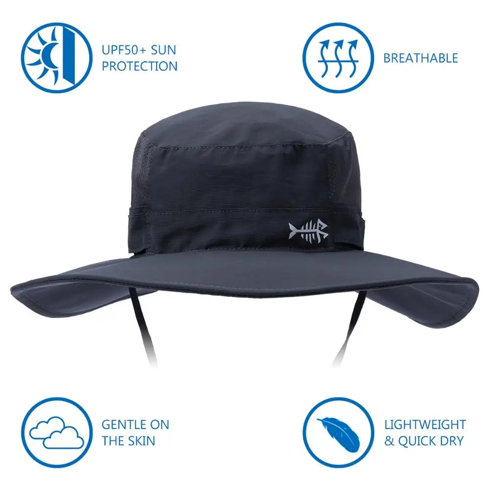 BASSDASH UPF 50+ UV Protection Bucket Hat