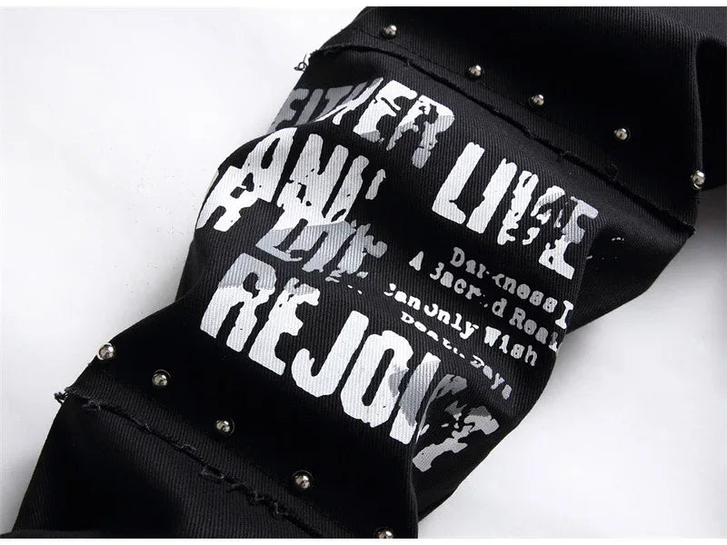 Men's Scotland Red Plaid Tartan Patchwork Jeans - ShopHub