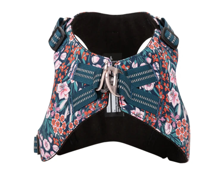 Truelove Pet Harness Floral Doggy Harness Dog Vest Type Dog Walking Chain Small Medium Puppy Cat Printed Cotton TLH1912