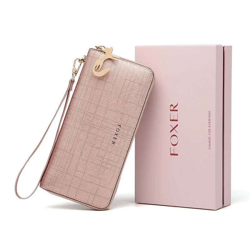 FOXER Women's Split Leather Wallet
