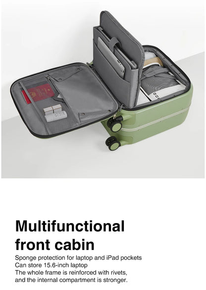 Mixi 18-inch Carry-on Suitcase