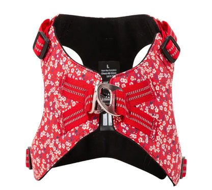 Truelove Pet Harness Floral Doggy Harness Dog Vest Type Dog Walking Chain Small Medium Puppy Cat Printed Cotton TLH1912