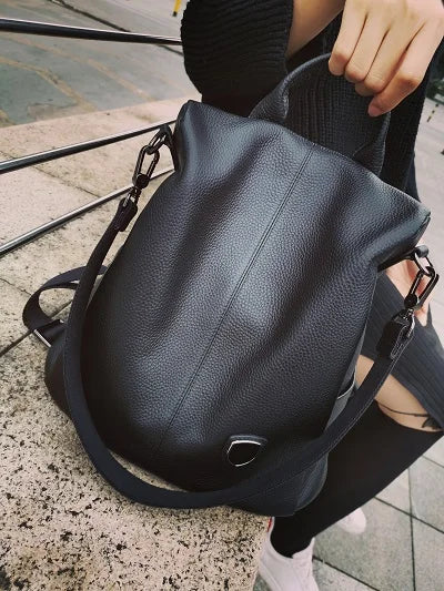 ZOOLER Hot Seller Women Cow Backpack 100% Genuine Leather Backpack Causal School Bags Travel Cowskin Female Backpacks#Z186