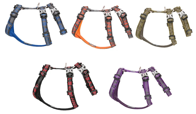 TRUELOVE Pet Best Double H Trail Runner No-Pull Dog Harness 3M Reflective with Premium Material Small Medium Large Dogs YH1804