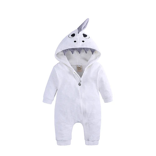Kids Tales Bunny Hugs Cotton-Blend Hooded Baby Romper