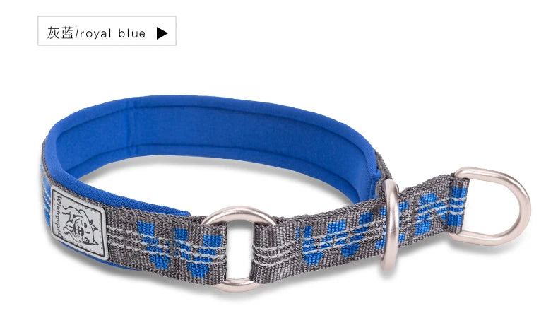 Truelove P Chain Pet Reflective Collar Nylon Best Neoprene Padded Half Choke Training Lightweight Washable Sports YC1852