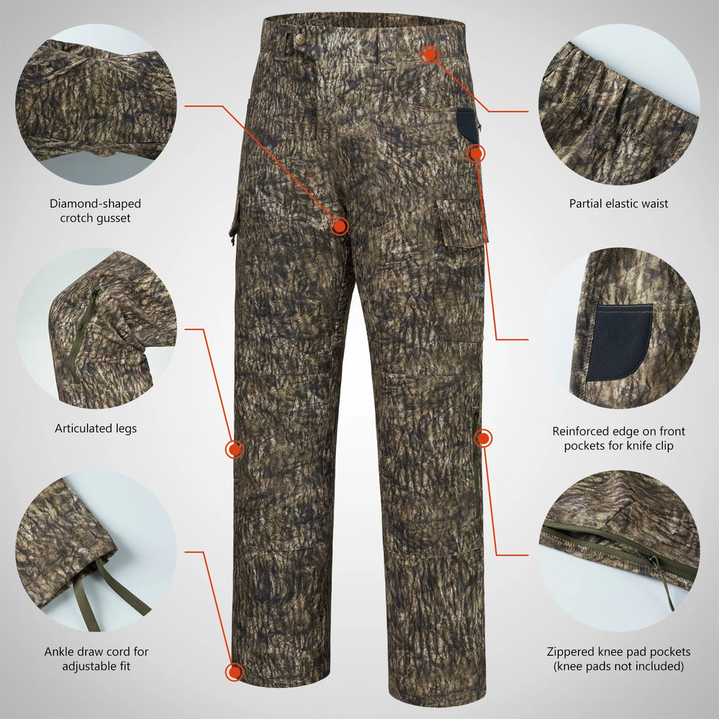 BASSDASH Men’s Stretch Hunting & Fishing Pants ShopHub