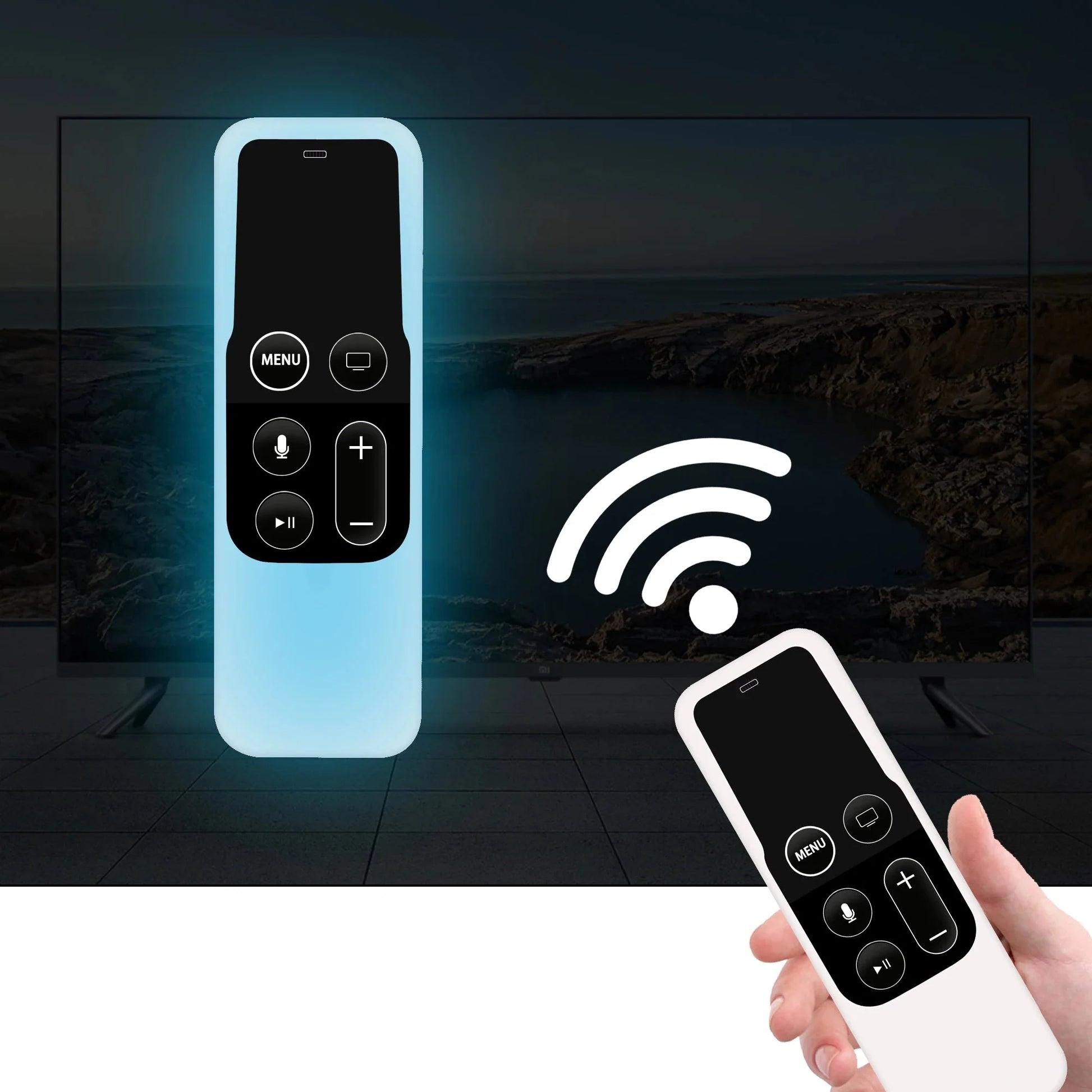 Silicone Protective Cover for Apple TV 4 Remote (8 colours available) Habicare