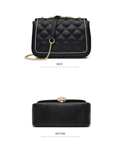 FOXER Split Leather Crossbody Bag