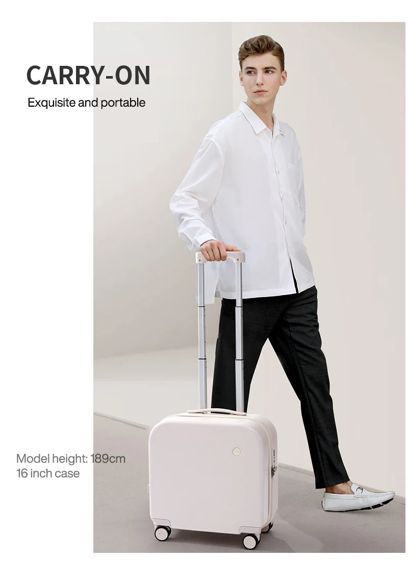 Mixi 16 Inch Carry On Suitcase