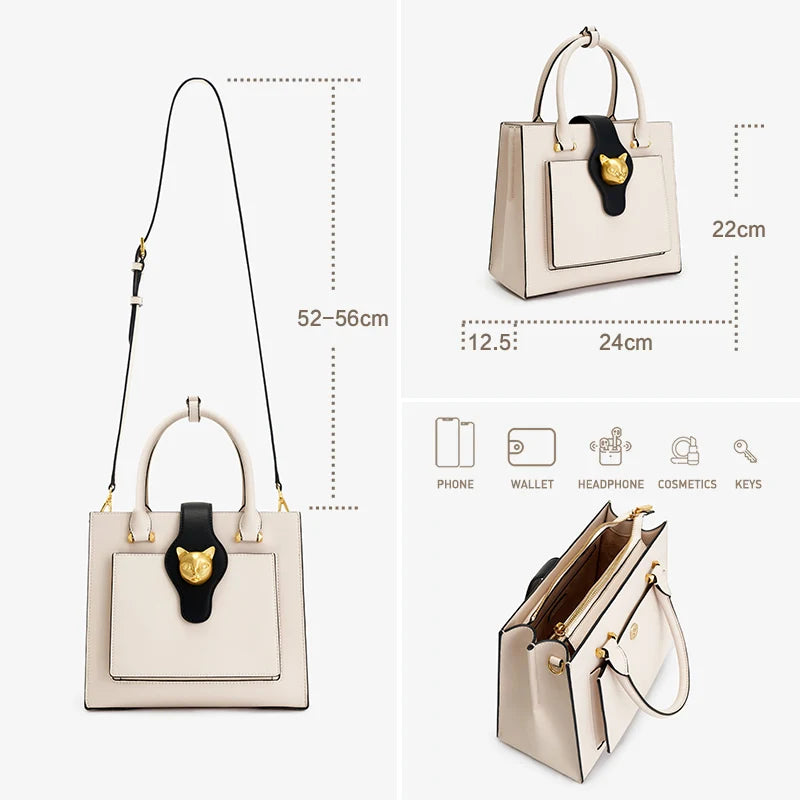 BAFELLI City Chic Leather Crossbody Handbag