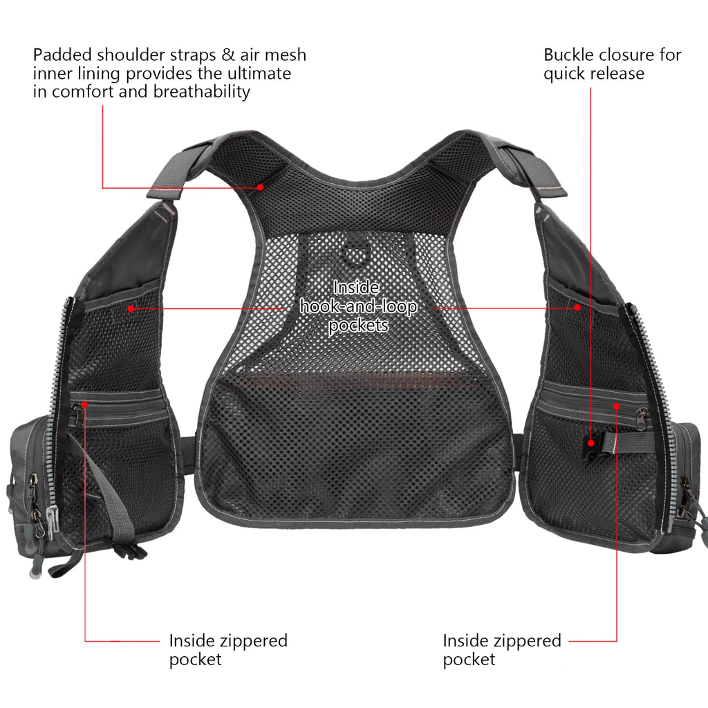 BASSDASH Fly Fishing Vest ShopHub