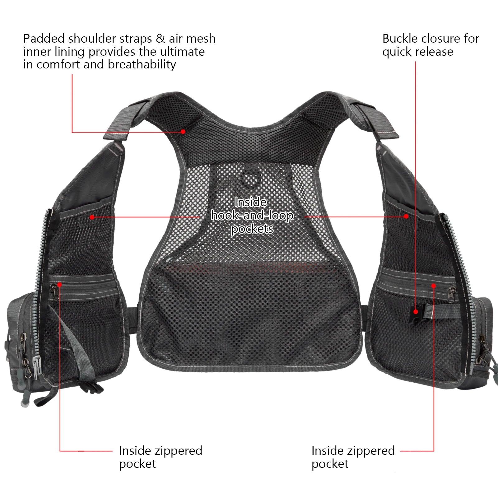 BASSDASH Fly Fishing Vest ShopHub