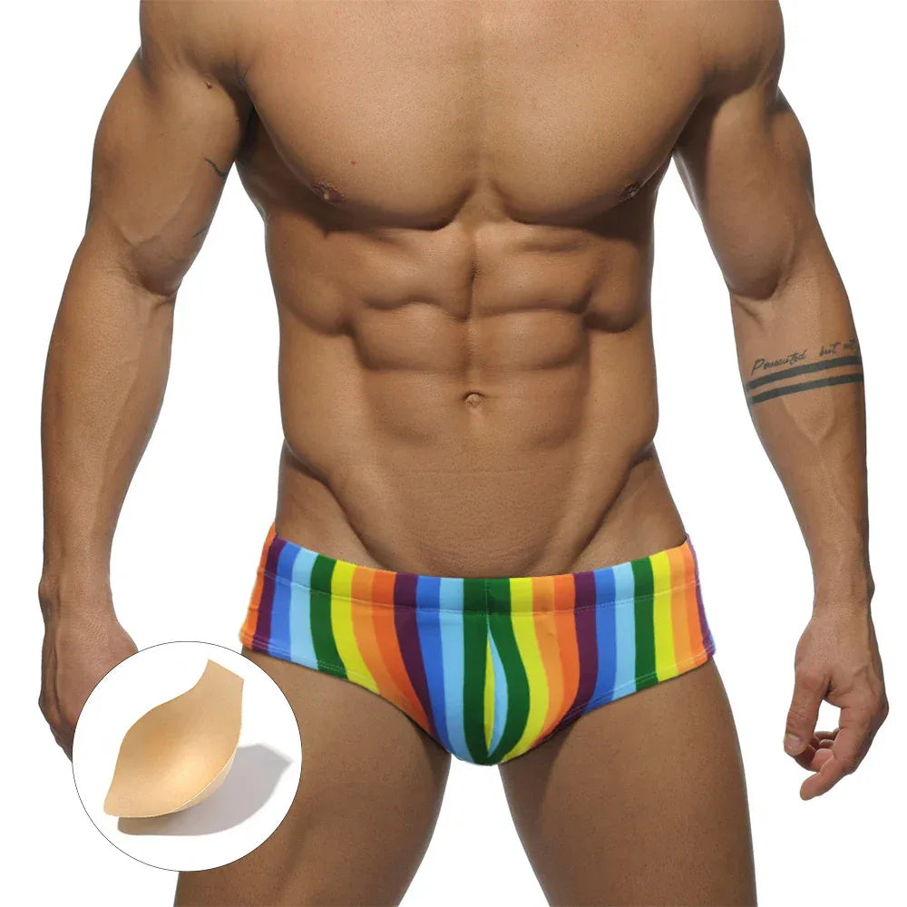 UXH Rainbow Swim Briefs - ShopHub