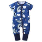 Kids Tales Sunny Adventures Cotton-Blend Double-Zip Baby Romper