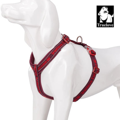 Truelove Dog Harness Reflective No Pull Tactical Military Training Design Neoprene Padded Comfort Mesh Adjustable TLH6371