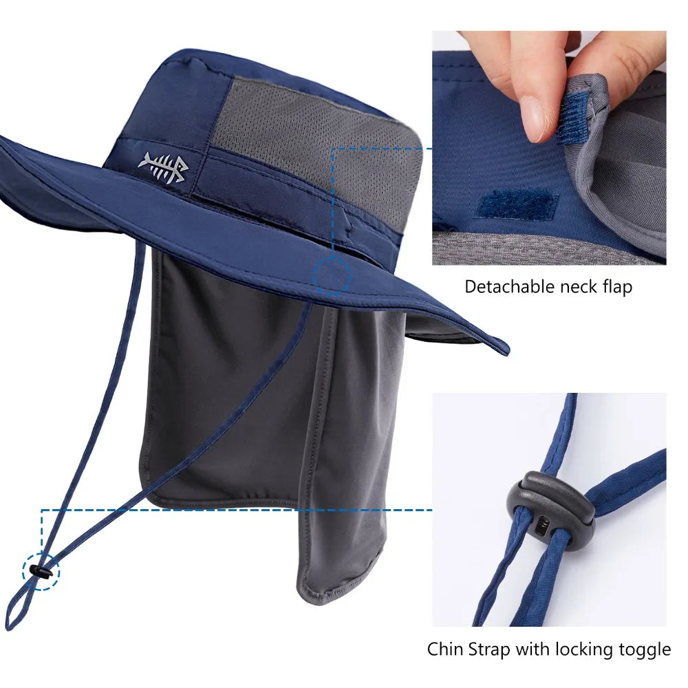 BASSDASH UPF 50+ UV Protection Bucket Hat