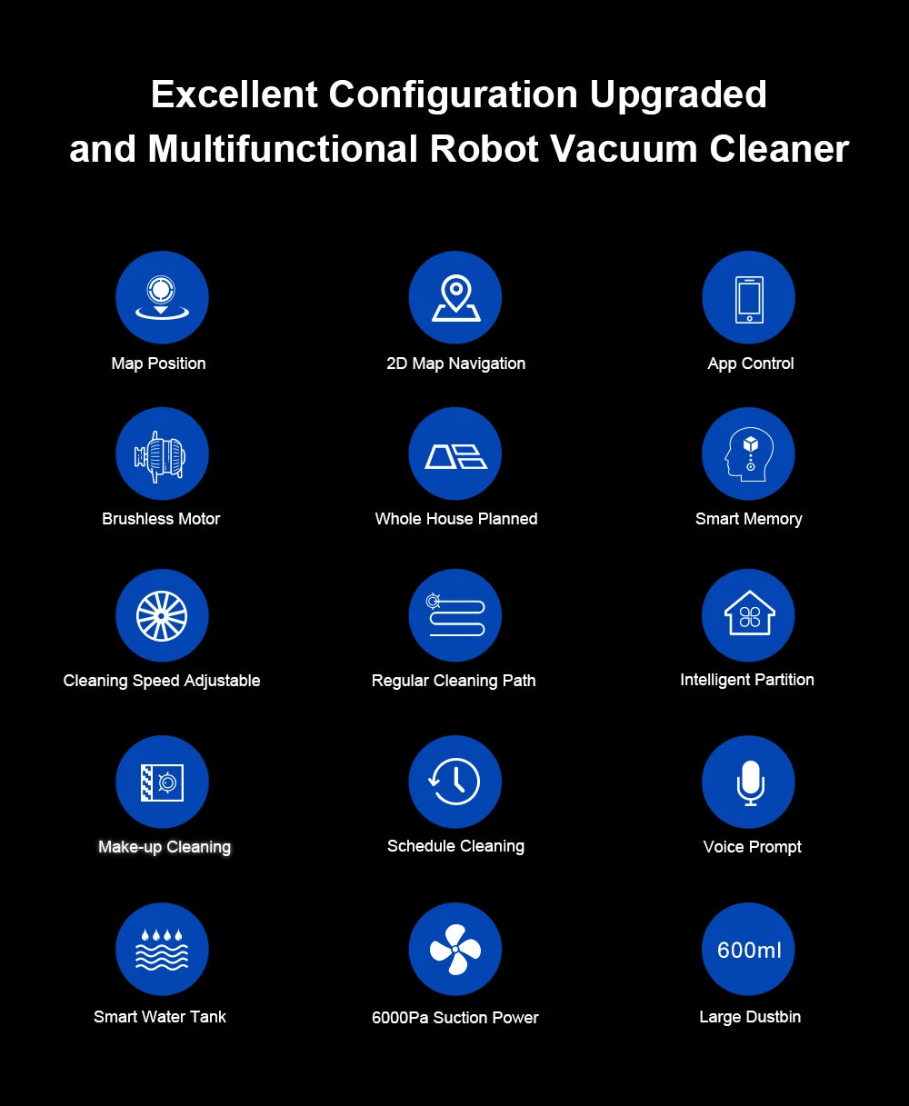 LIECTROUX/LILIN C30B Robot Vacuum Cleaner
