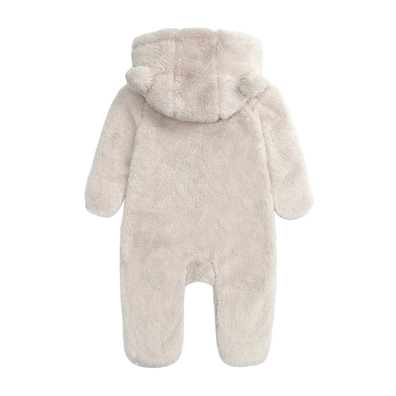 Kids Tales Cosy Cub Cotton-Lined Hooded Baby Romper