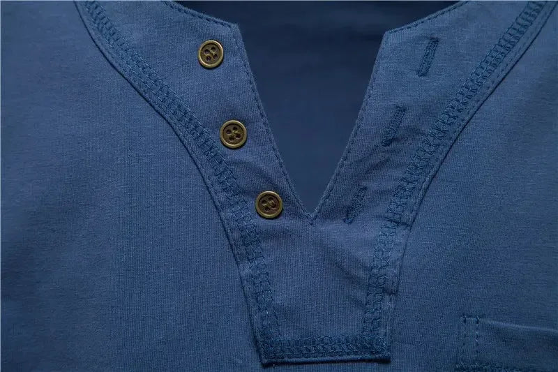 AIOPESON Cotton V-Neck T-Shirts - ShopHub