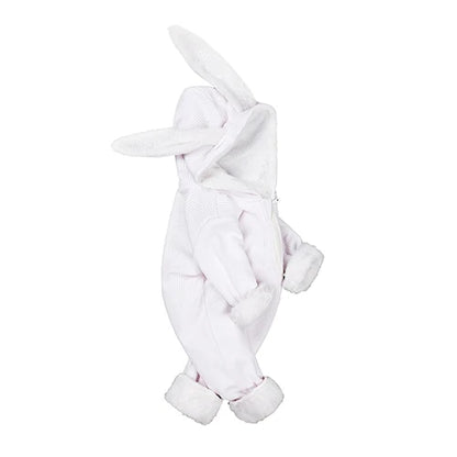 Kids Tales Bunny Hugs Cotton-Blend Hooded Baby Romper