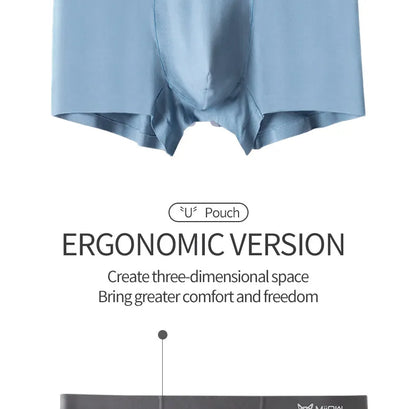 MiiOW Modal Men's Underwear 3Pcs Antibacterial Boxer Shorts