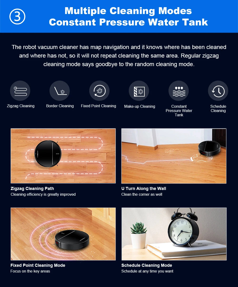 Liectroux M7S Robot Vacuum Cleaner