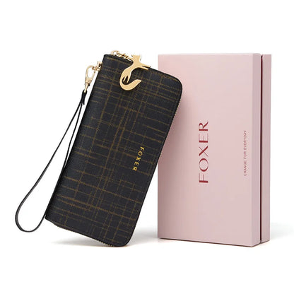 FOXER Women's Split Leather Wallet