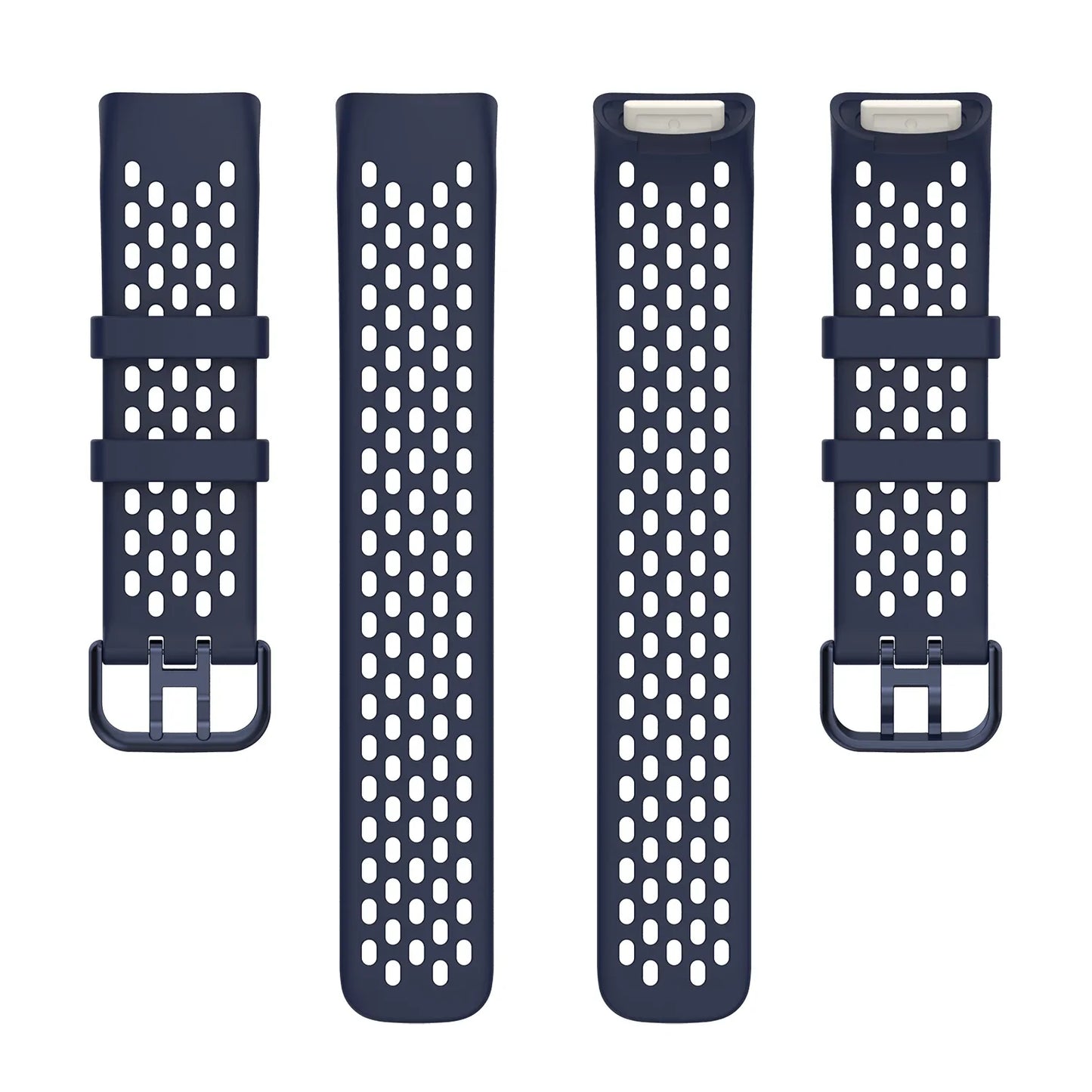 Silicone Sports Strap for the Fitbit Charge 5/6 Series (12 colours available) Habicare