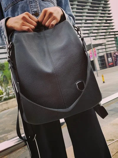 ZOOLER Hot Seller Women Cow Backpack 100% Genuine Leather Backpack Causal School Bags Travel Cowskin Female Backpacks#Z186