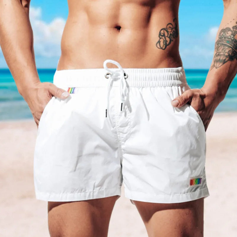 DESMIIT S22A Rainbow-Pocket Swim Shorts
