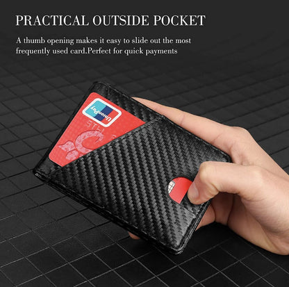 DIENQI Carbon Fiber Slim Wallet