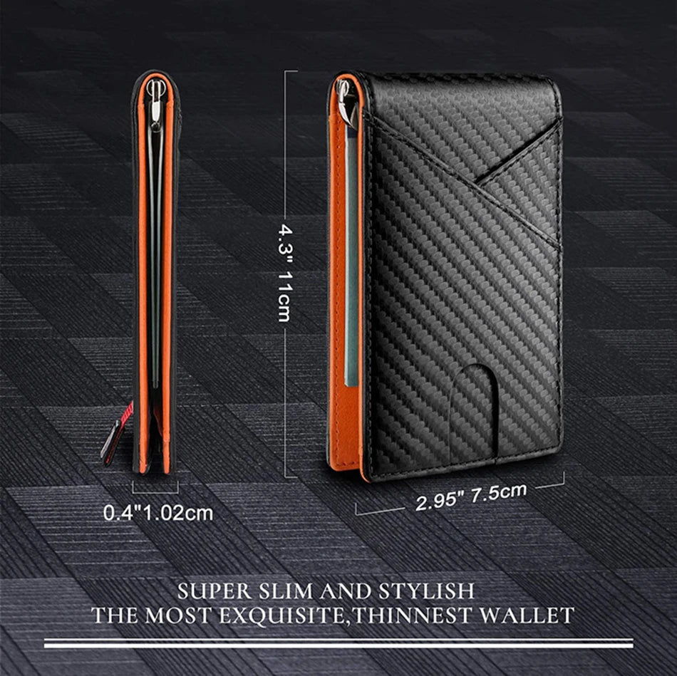 DIENQI Carbon Fiber Slim Wallet