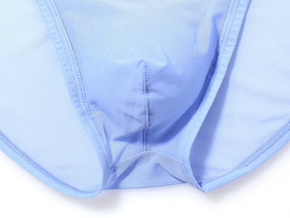 BRAVE PERSON Sexy Transparent Men's Briefs - Breathable Mesh Low-Waist Underwear for Ultimate Comfort