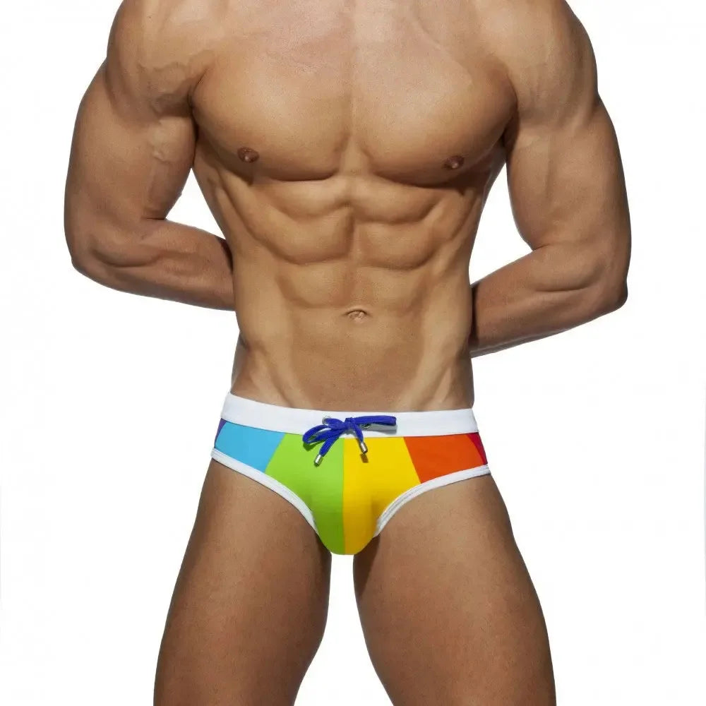 UXH Padded Contrast Colour Swim Briefs - ShopHub