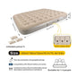 ECOTREK Inflatable Air Mattress 25cm High with Built-in Pump – Camping Air Bed Queen / King ECOTREK