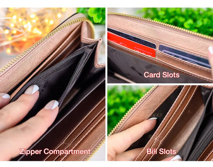 FOXER Women's Split Leather Wallet