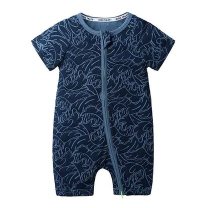 Kids Tales Sunny Side Cotton-Blend Zip Baby Romper