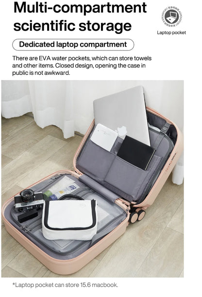 Mixi 16 Inch Carry On Suitcase