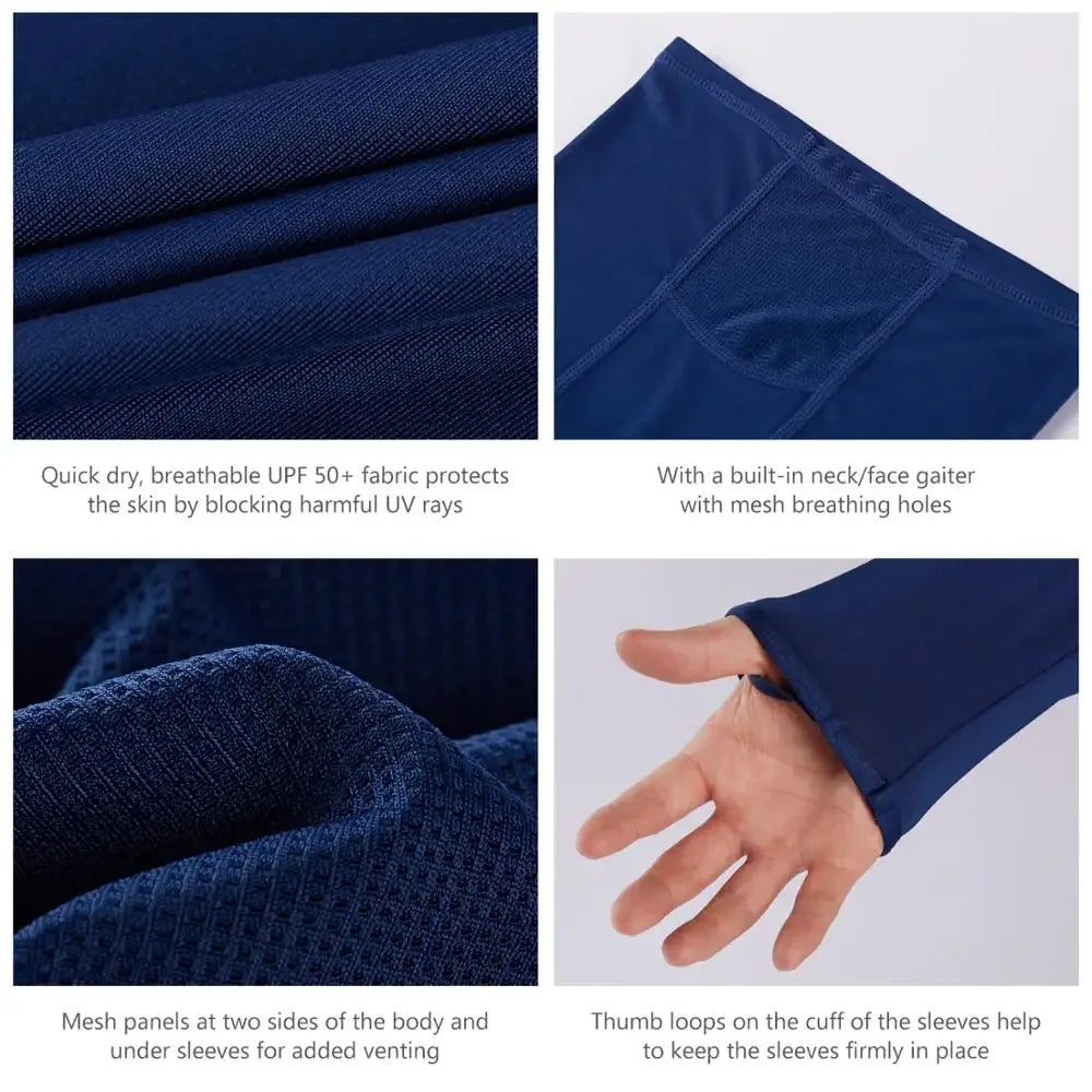 BASSDASH UPF 50+ Men’s Long Sleeve Fishing Shirt