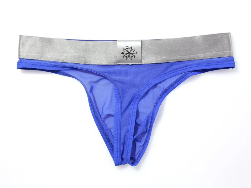 BRAVE PERSON Transparent Men's Briefs - Low-Waist Mesh Gauze Breathable Underwear