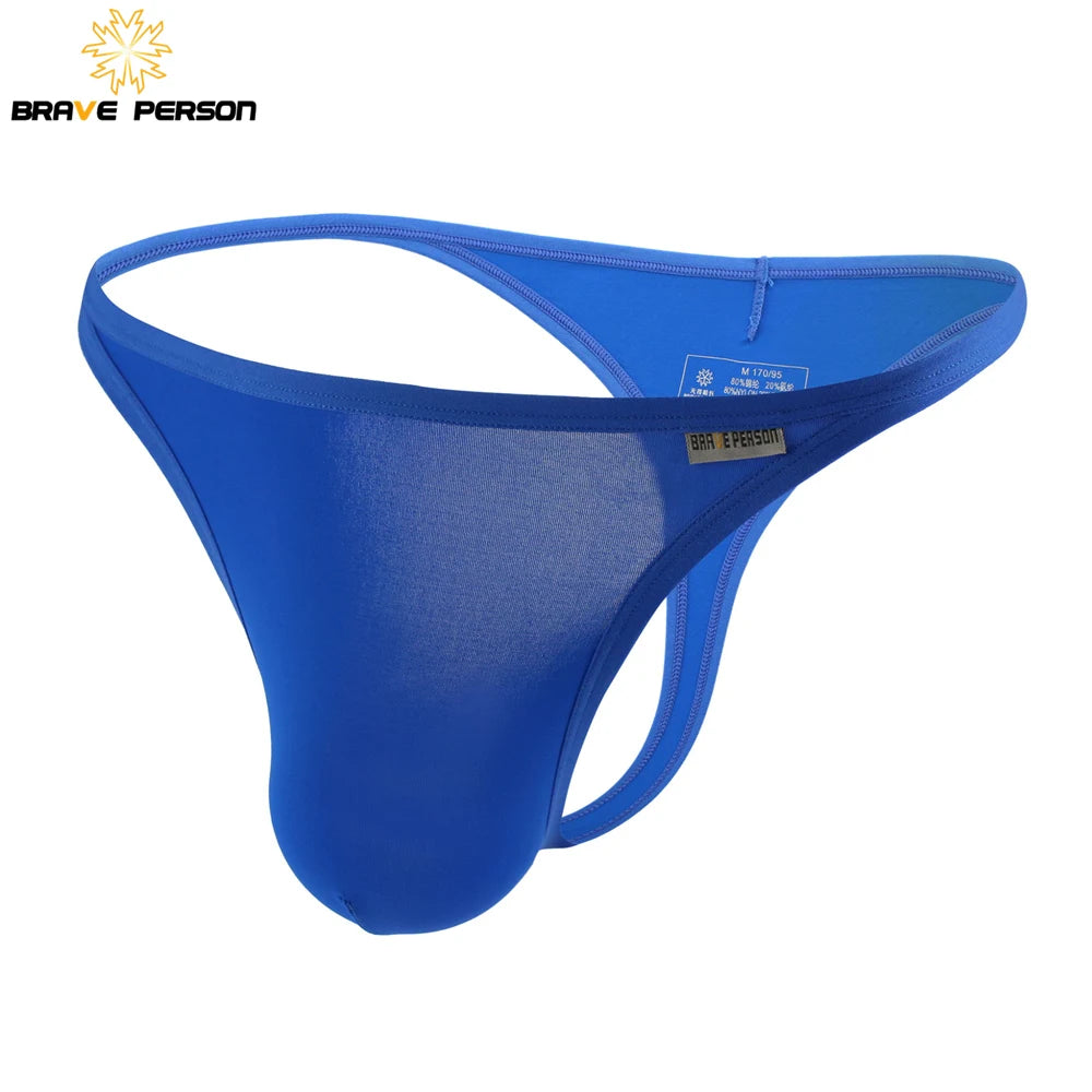 BRAVE PERSON Men's Sexy Briefs - Fashionable Low Waist Breathable Underwear