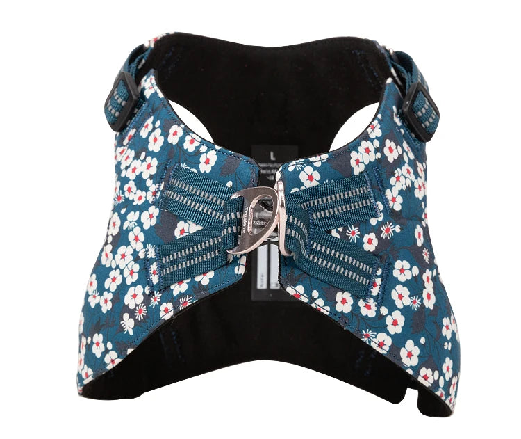 Truelove Pet Harness Floral Doggy Harness Dog Vest Type Dog Walking Chain Small Medium Puppy Cat Printed Cotton TLH1912