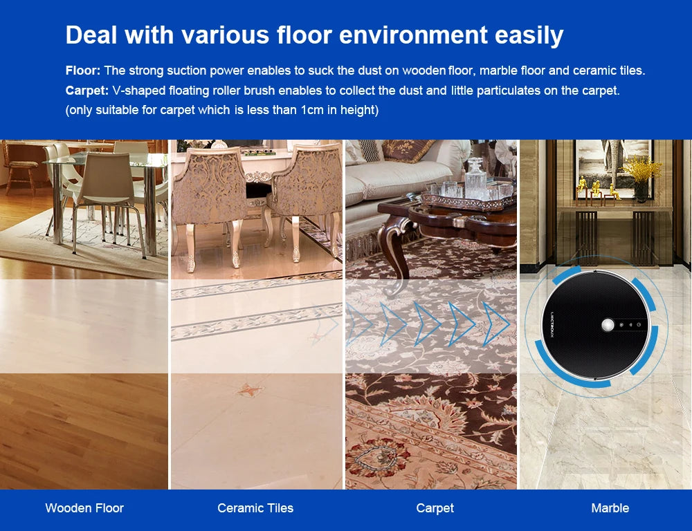 LIECTROUX/LILIN C30B Robot Vacuum Cleaner