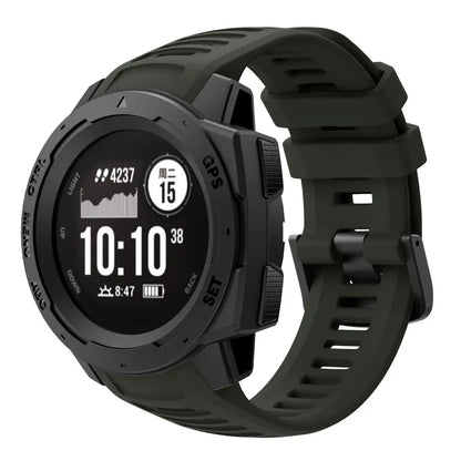 Silicone Sport Strap for the Garmin Instinct Series (22mm) (available in 7 colours) Habicare