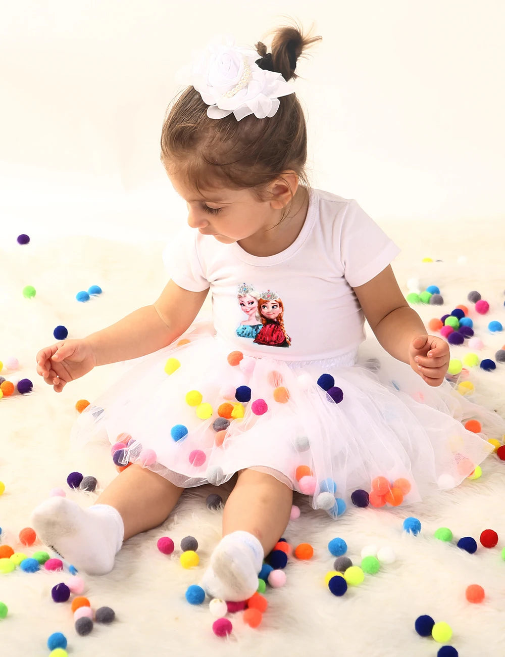 Kids Tales Party Pop Tulle Tutu Skirt for Girls
