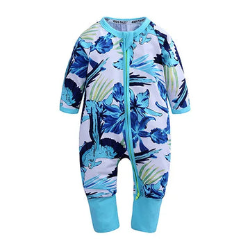 Kids Tales Everyday Wonder Cotton-Stretch Zip Baby Romper